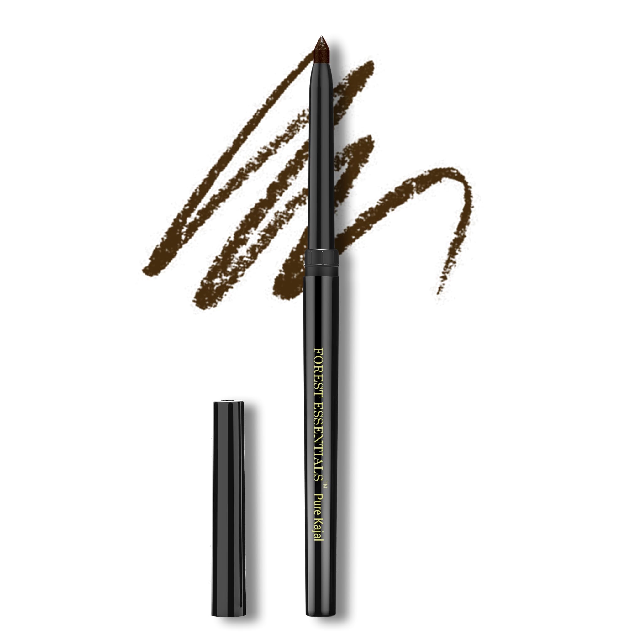 Earth Brown kajal pencil by Forest Essentials for daily wear