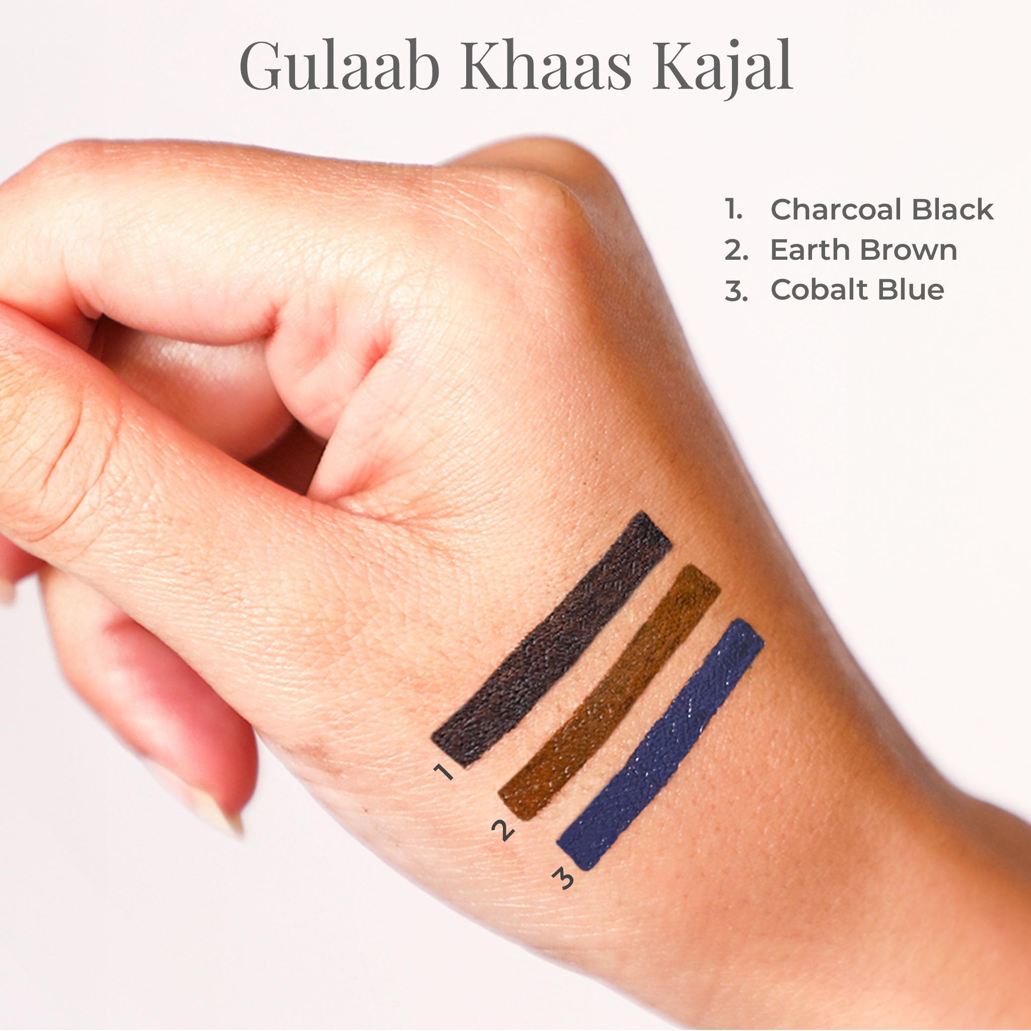 Forest Essentials Earth Brown Gulaab Khaas Kajal, Matte Finish (0.3g) – view 5