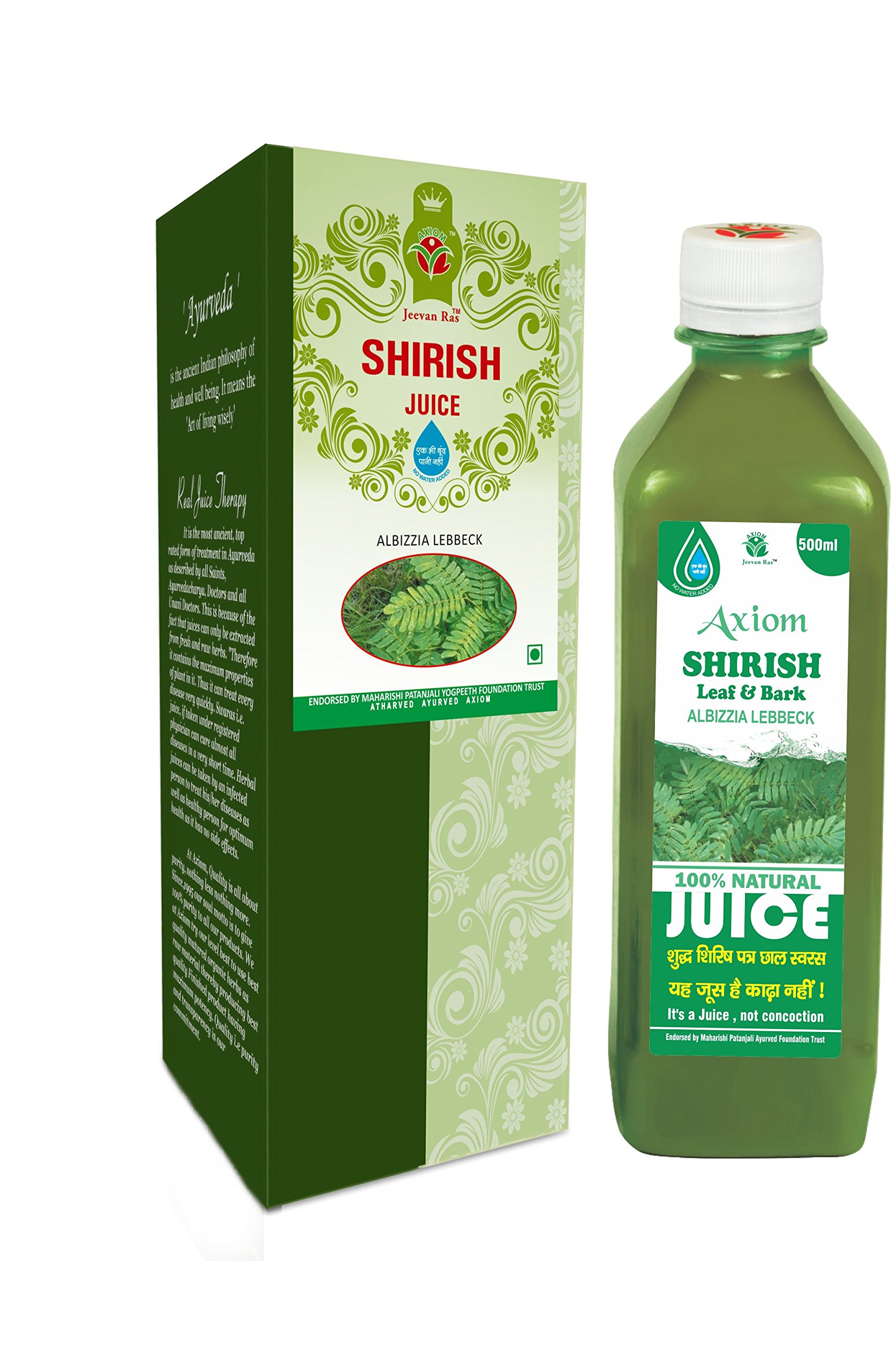 Axiom Shirish juice bottle with 500 mL quantity