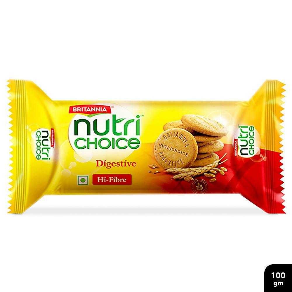 Britannia digestive biscuits hi-fibre 100 g pouch product shot