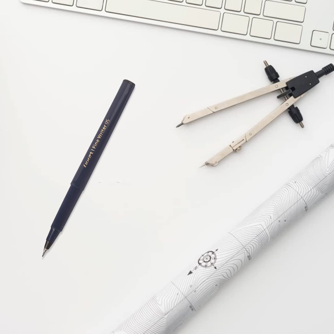 Luxor Fine Writer Black Color (pack Of 10 Pen) – view 5