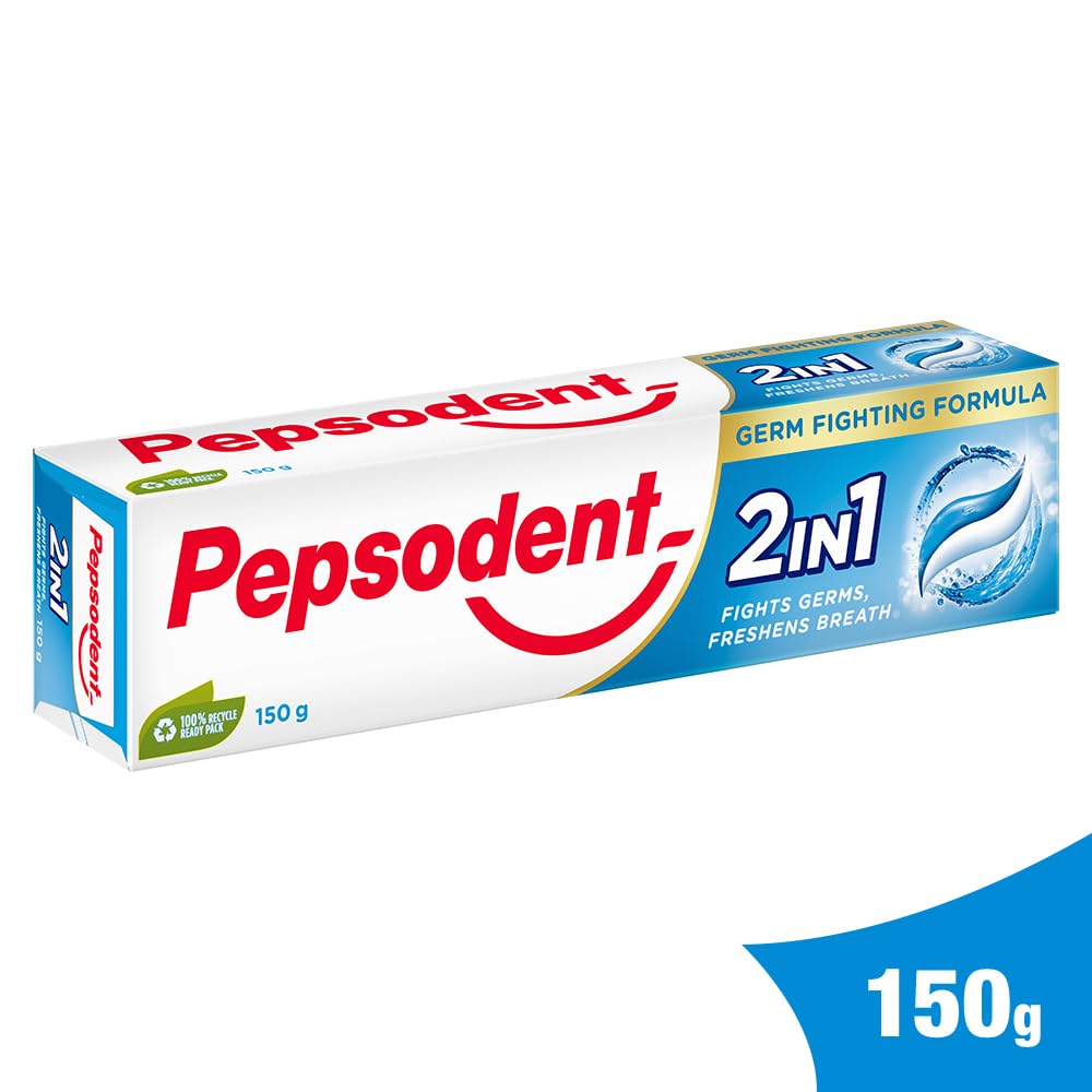 Pepsodent 2 in 1 Toothpaste Tooth Decay Prevention, Cavity Protection, Sensitivity Relief, Plaque Removal, 150 g – view 2
