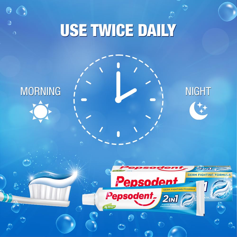 Pepsodent 2 in 1 Toothpaste Tooth Decay Prevention, Cavity Protection, Sensitivity Relief, Plaque Removal, 150 g – view 6