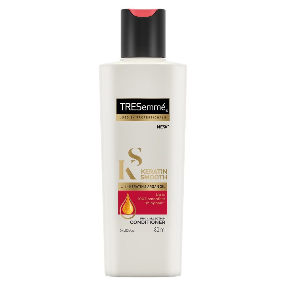 Tresemme Keratin Smooth Conditioner, With Keratin And Argan Oil For Straighter, Smoother And Shinier Hair, 80 ml – view 2