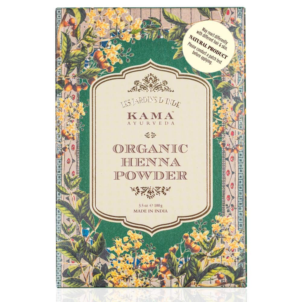 Kama Ayurveda 100% Organic Henna Powder, 100g - Brown