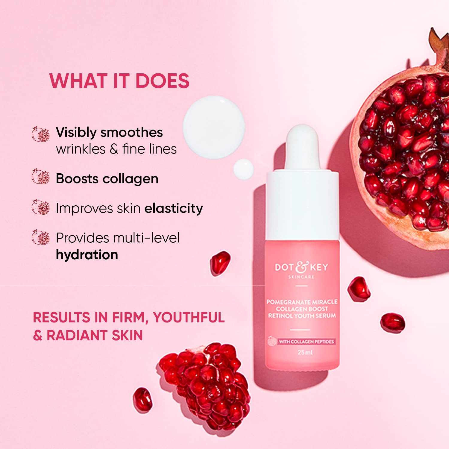 Dot & Key 0.9% Retinol Serum for Face with Pomegranate – view 2