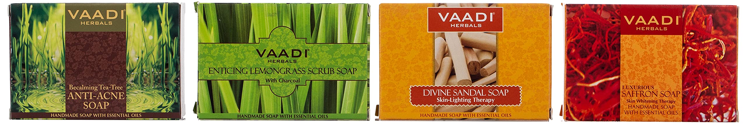 Vaadi Herbals Royal Indian Herb Collection Premium Herbal Handmade Soap Gift Box, 290g – view 2