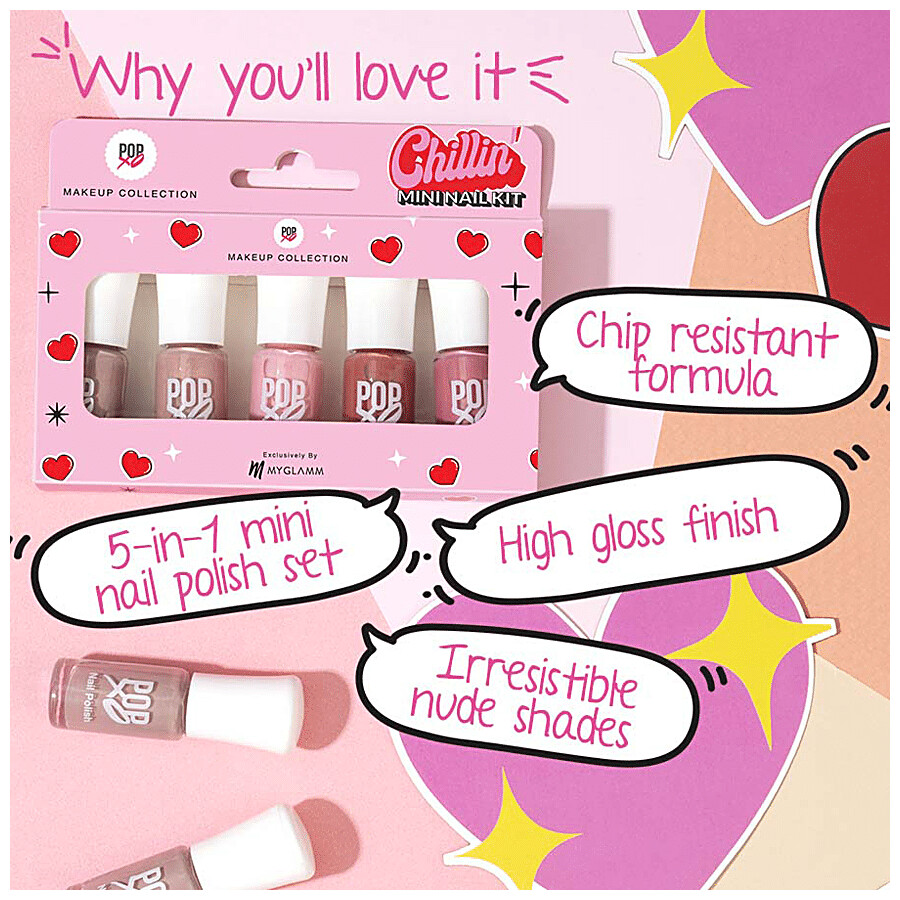 MyGlamm Popxo Makeup Collection - Mini Nail Kit 3 ml – view 4