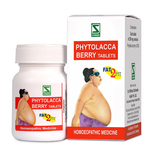 Bottle of Dr.Willmar Schwabe Phytolacca Berry Tablets 20 Gm