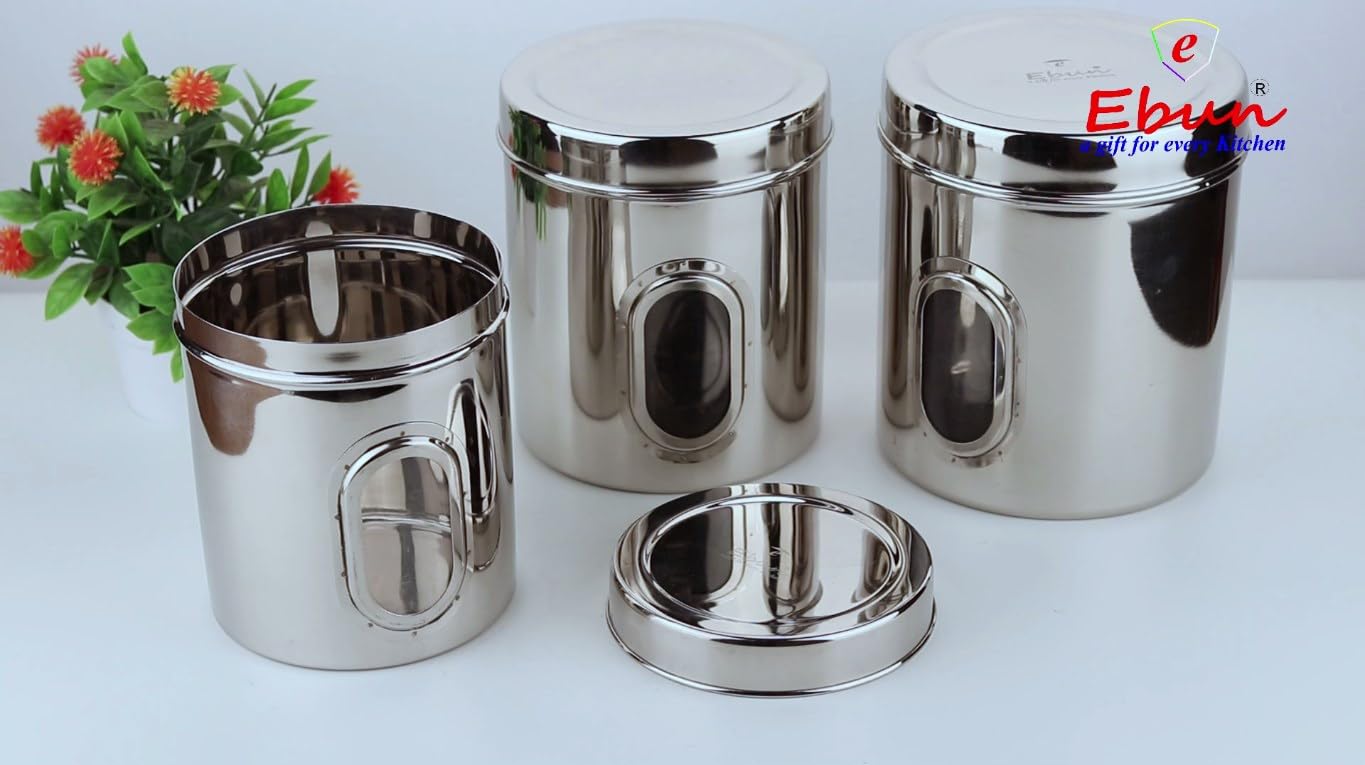 Ebun Stainless Steel See Through Transparent Containers – view 4