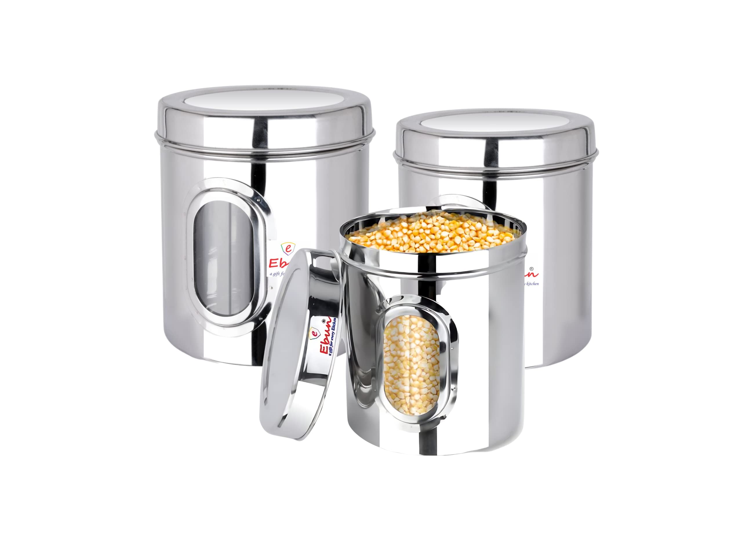 Ebun Stainless Steel See Through Transparent Containers – view 7