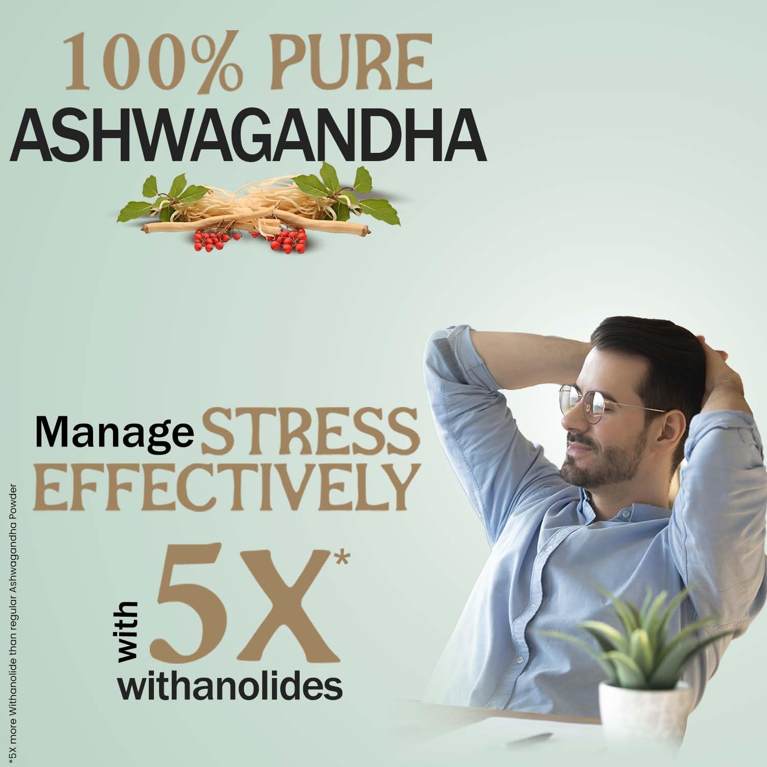 Zandu Ashwagandha 60 Veg Caps – view 2