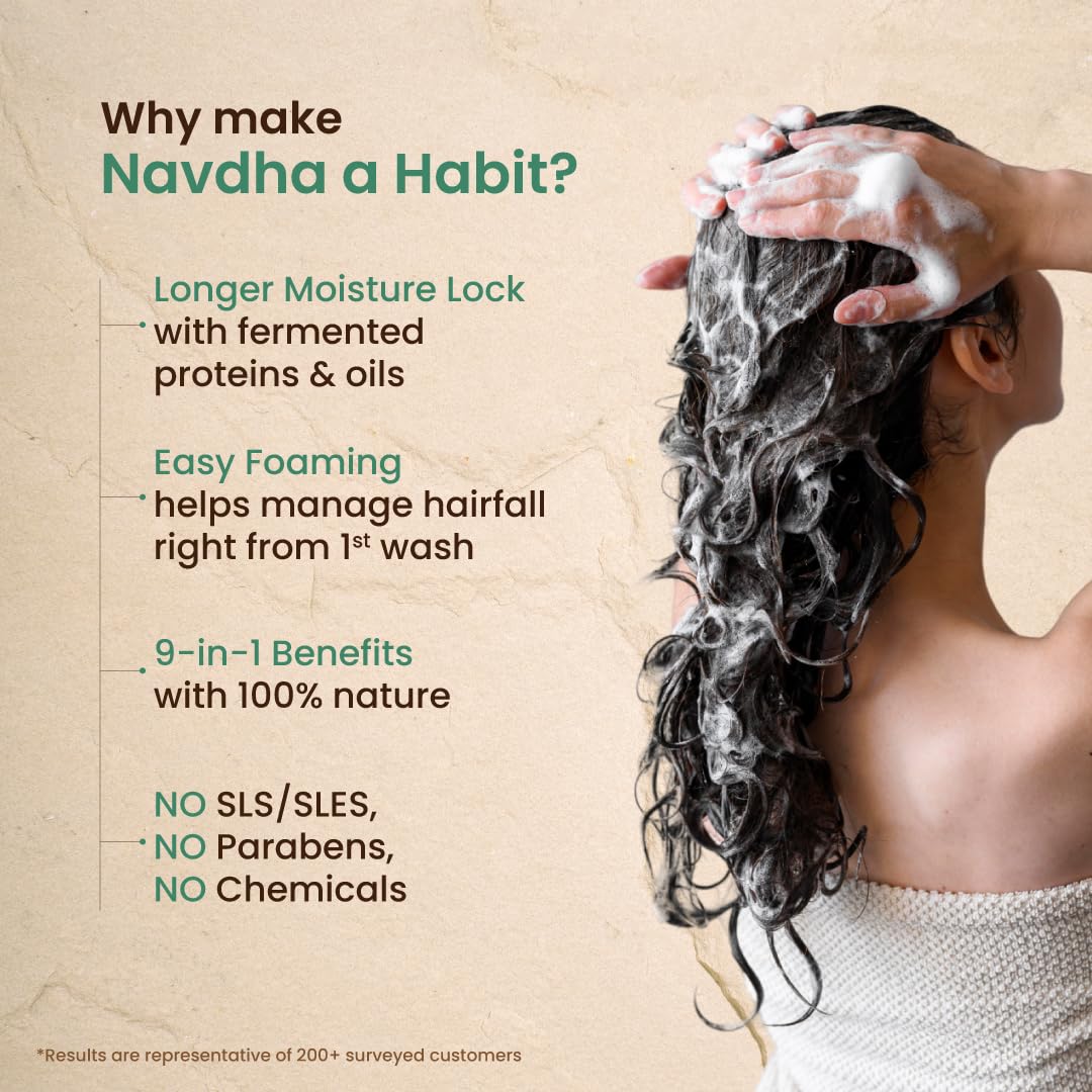 Nat Habit Navdha Rosemary Shampoo For Hair Fall Control – view 7