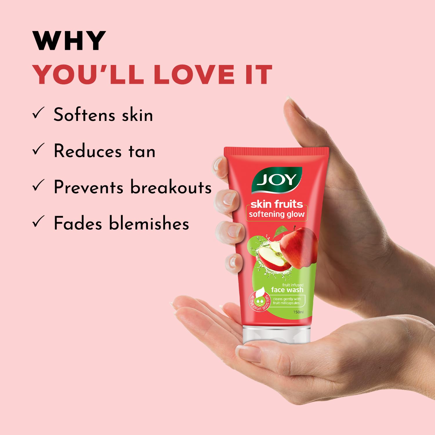 Joy Skin Fruits Apple Face Wash for Glowing Skin – view 4