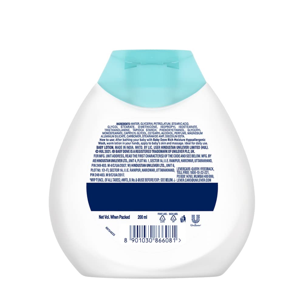 Baby Dove Rich Moisture Baby Lotion 200 ml – view 3
