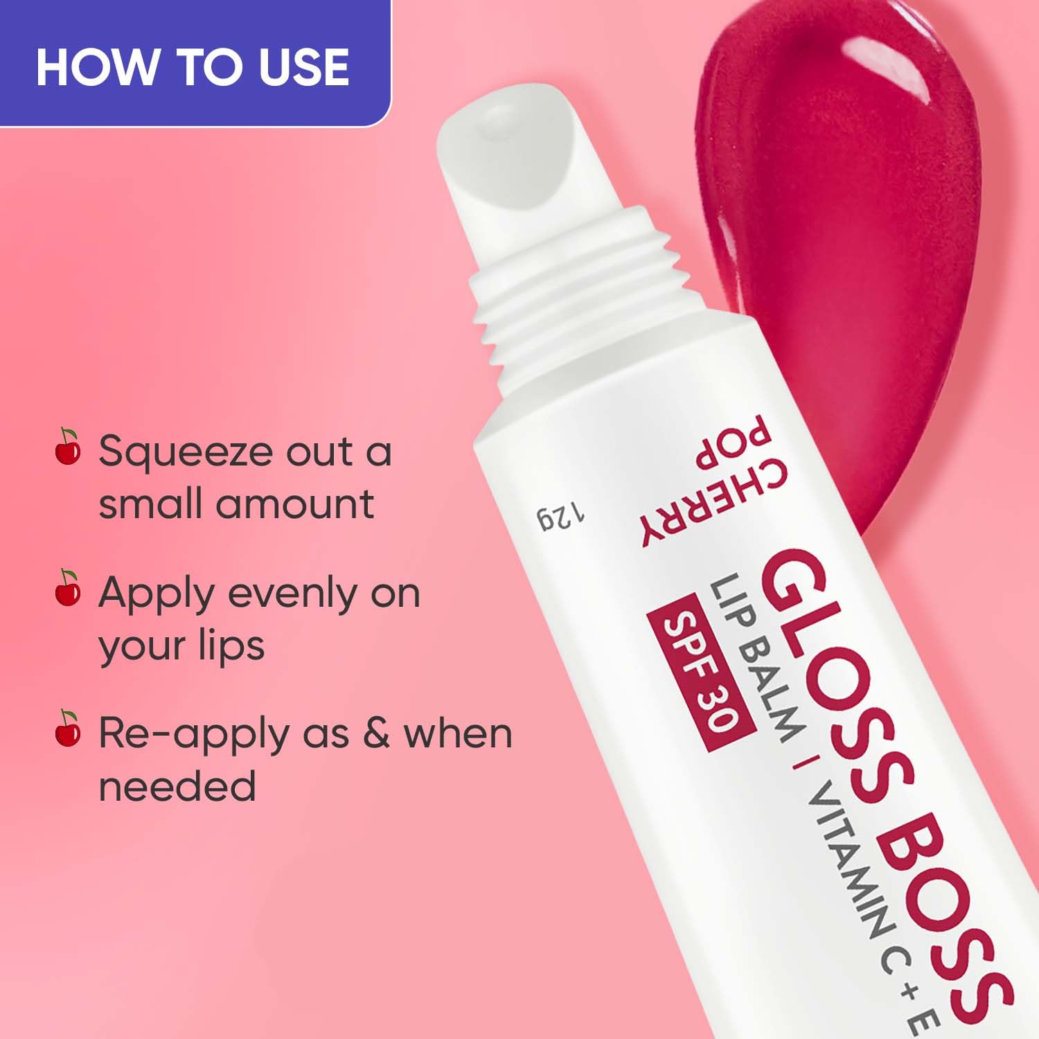 DOT & KEY Dot&Key Cherry Lip Balm Spf 30(12Gm) – view 7