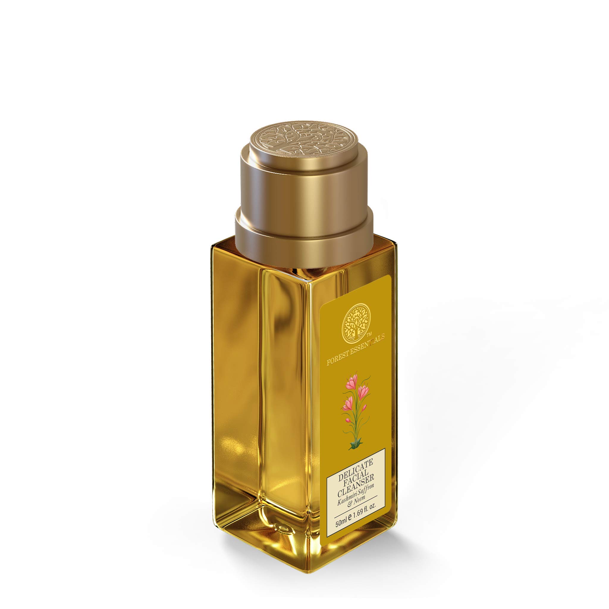 Forest Essentials Facial Tonic Mist Panchpushp & Forest Essentials Delicate Facial Cleanser Kashmiri Saffron & Neem – view 6