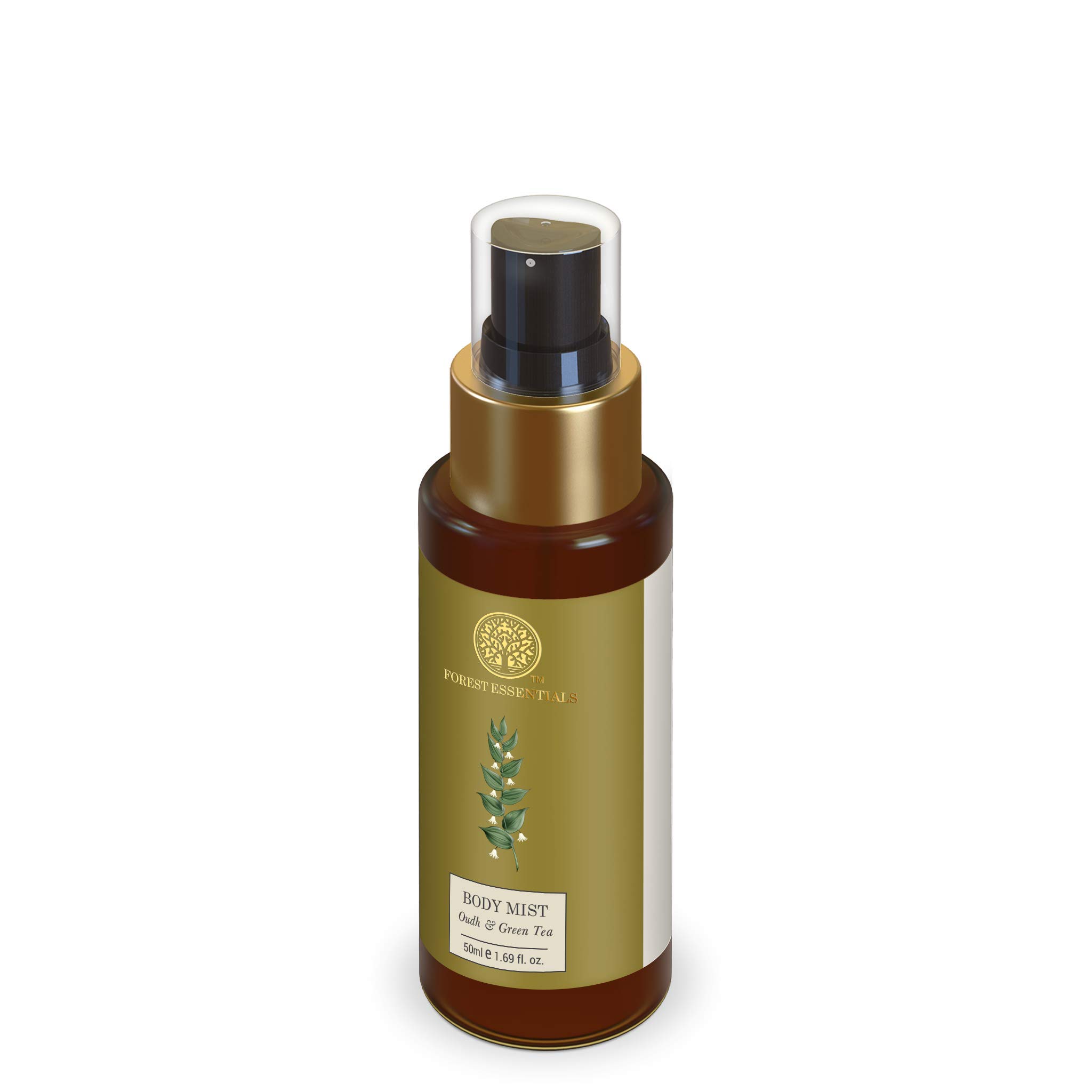 Forest Essentials Travel Size Body Mist Oudh & Green Tea – view 3