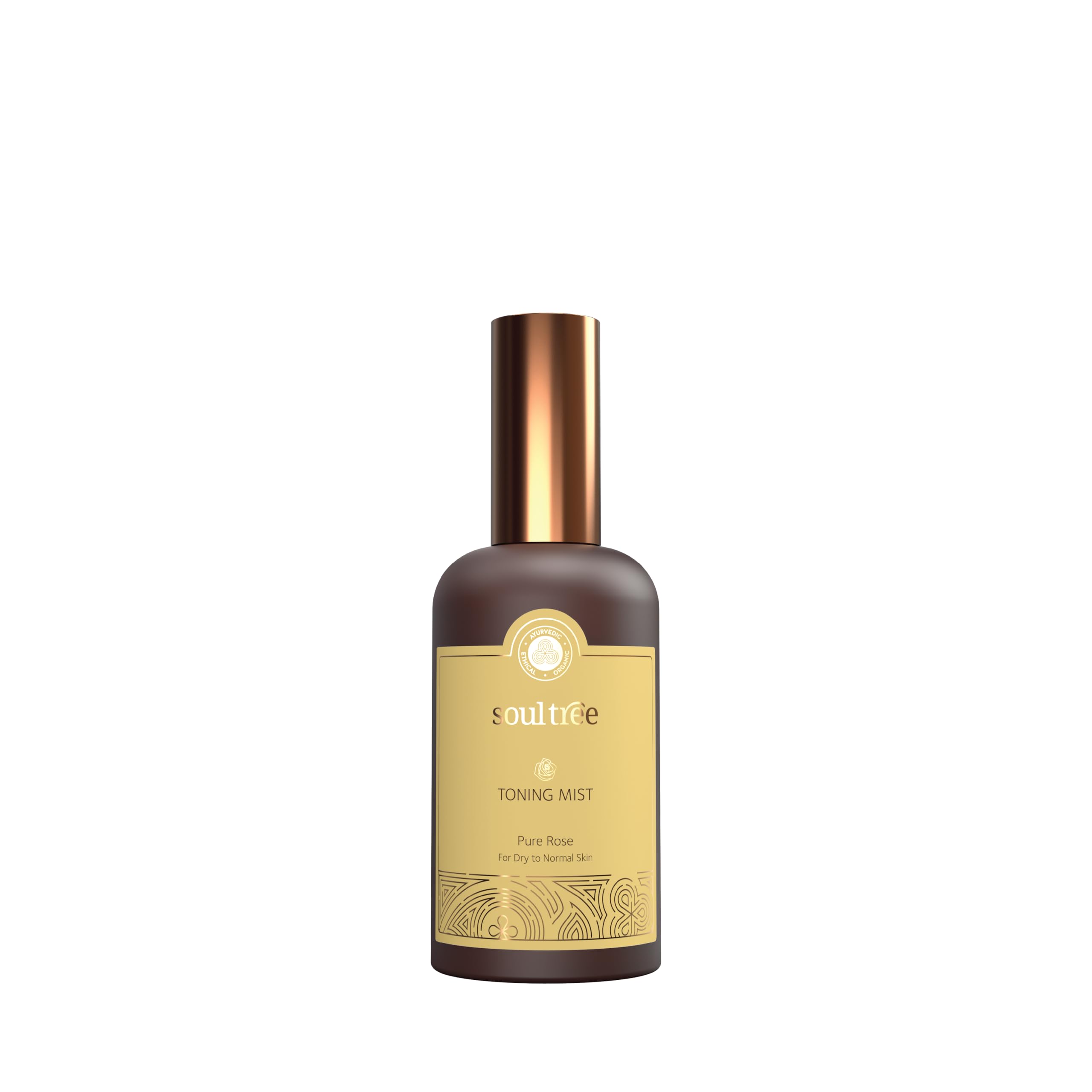 SoulTree rose toning mist for hydrating and soothing dry skin