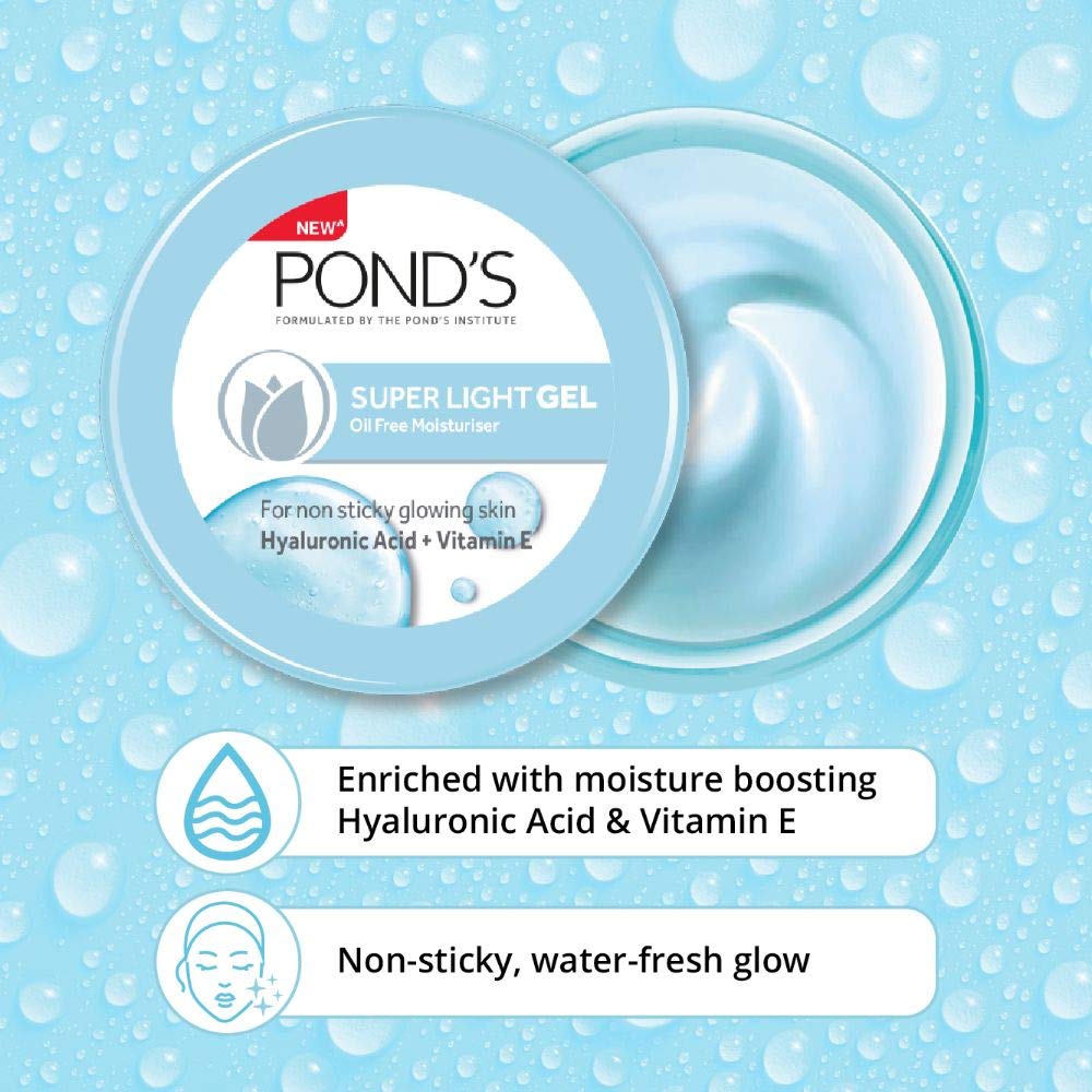 Pond's Super Light Gel Moisturiser, Oil-Free Moisturiser, 25g – view 6