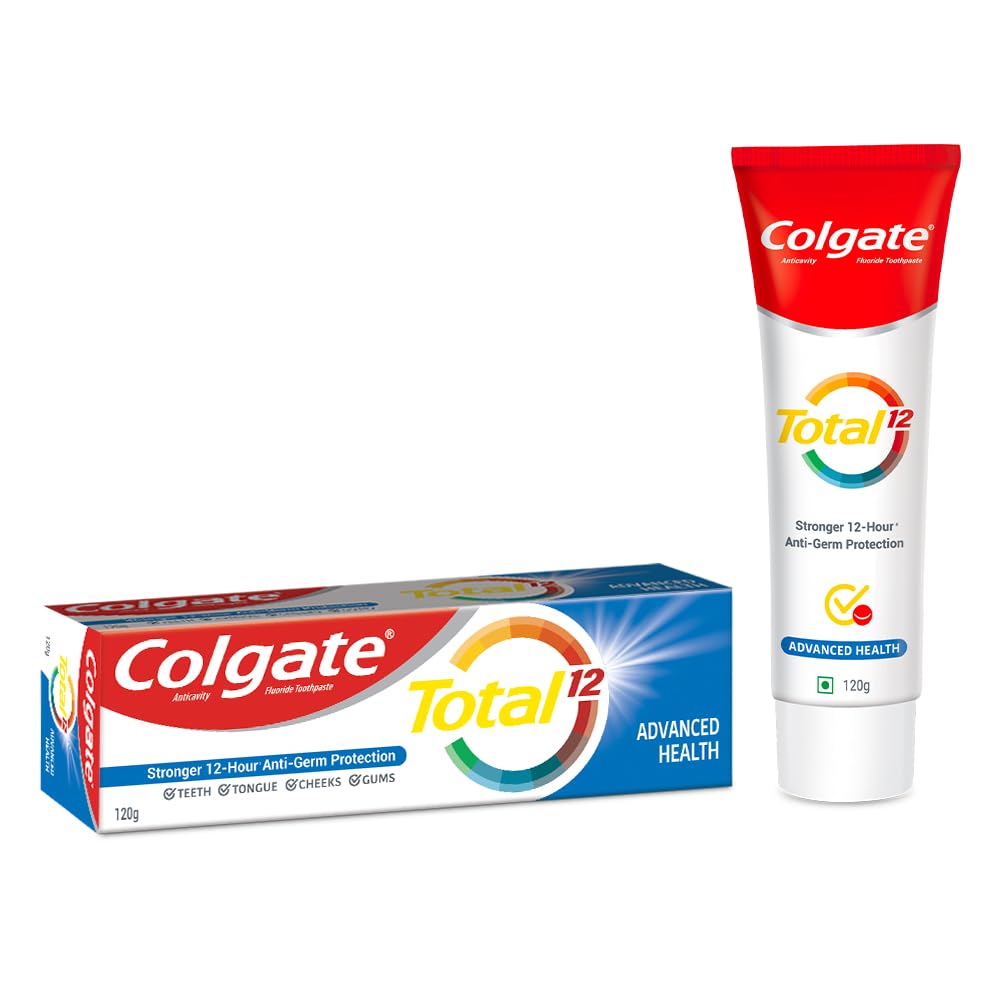 Colgate Total Advanced Health 120g toothpaste tube front pack