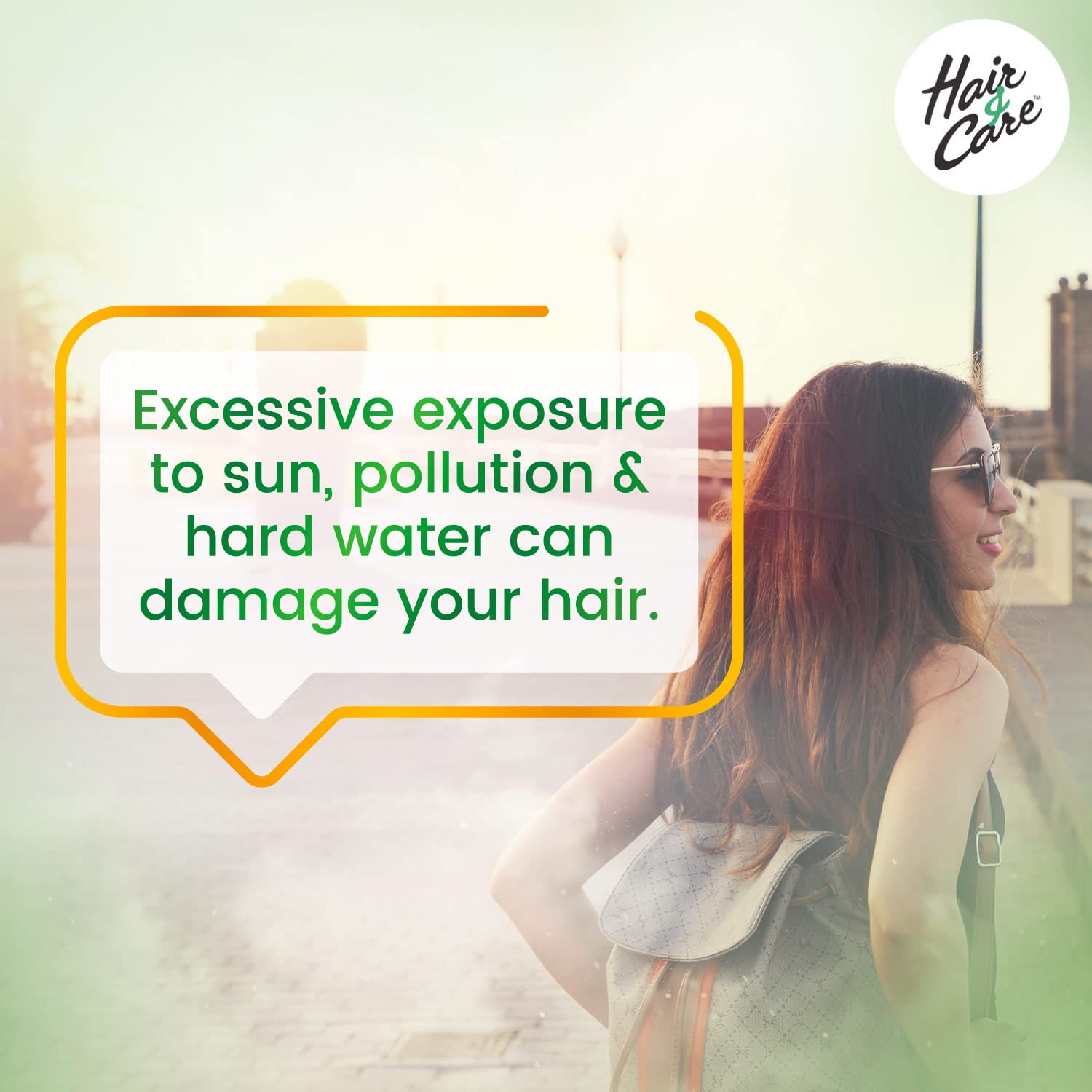 Hair & Care Damage Repair Non-Sticky Hair Oil with Aloe Vera, Olive Oil & Green Tea, 300 ml – view 3