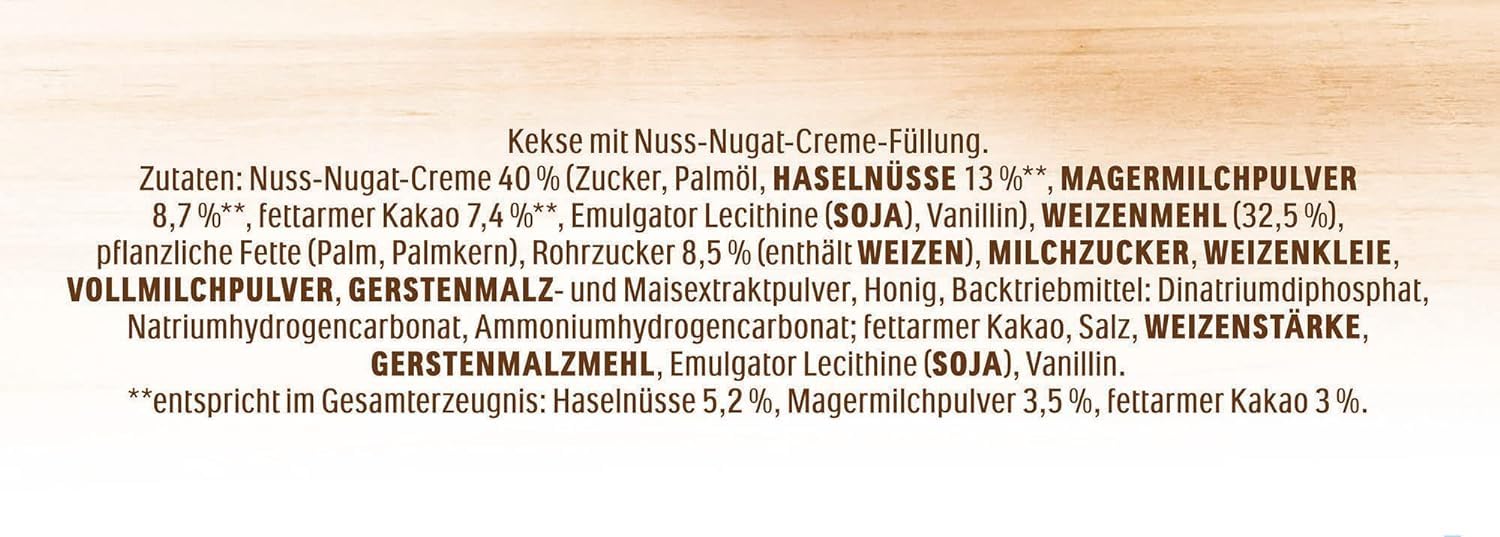 Nutella Ferrero Biscuits, 304g, White & Brown (1) – view 7