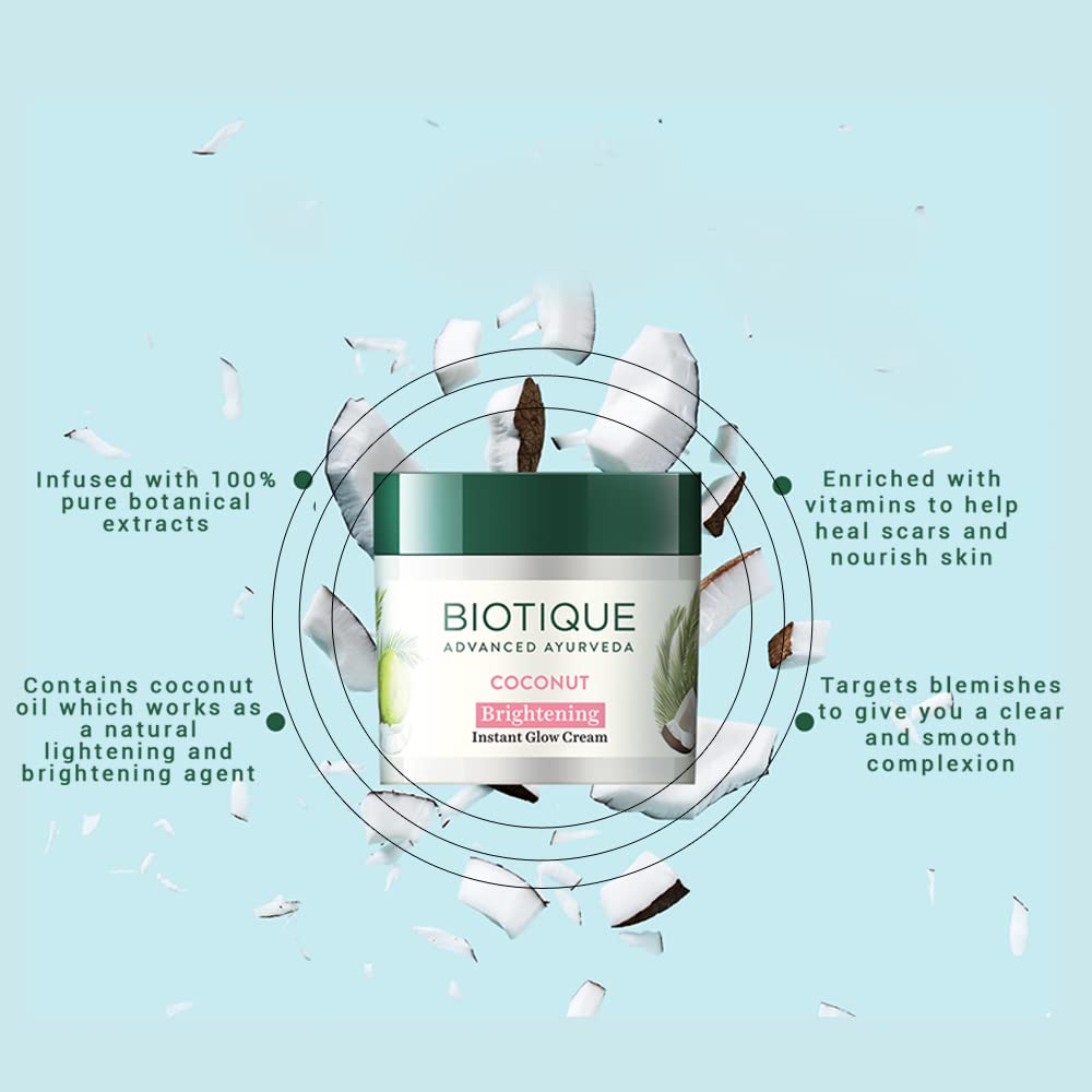 Biotique Coconut Brightening Instant Glow Cream – view 3