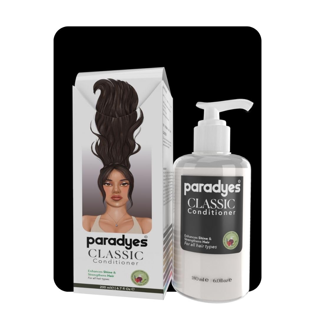 Fresh-scent Paradyes hair conditioner bottle with 180 ml content
