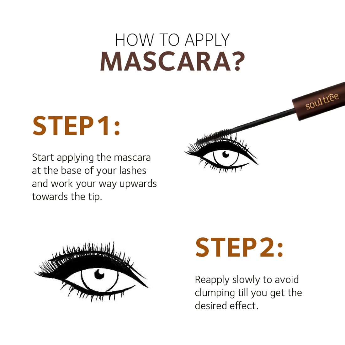 SoulTree Ayurvedic Mascara - Brown – view 2