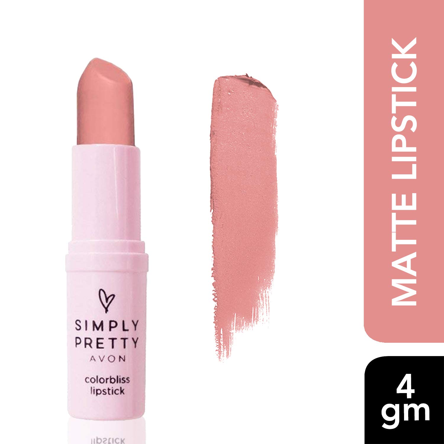 Avon Simply Pretty Colorbliss Matte Lipstick - Pink Nude - 4gm – view 2