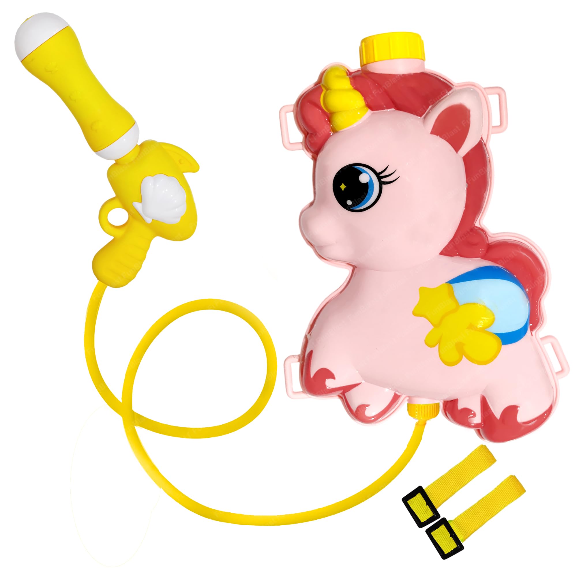 FunBlast Unicorn Holi Pichkari for Kids - High Pressure Water Gun Toy for Kids with Water Tank, Holi Gun, Pichkari Water Gun, Tank Capacity 