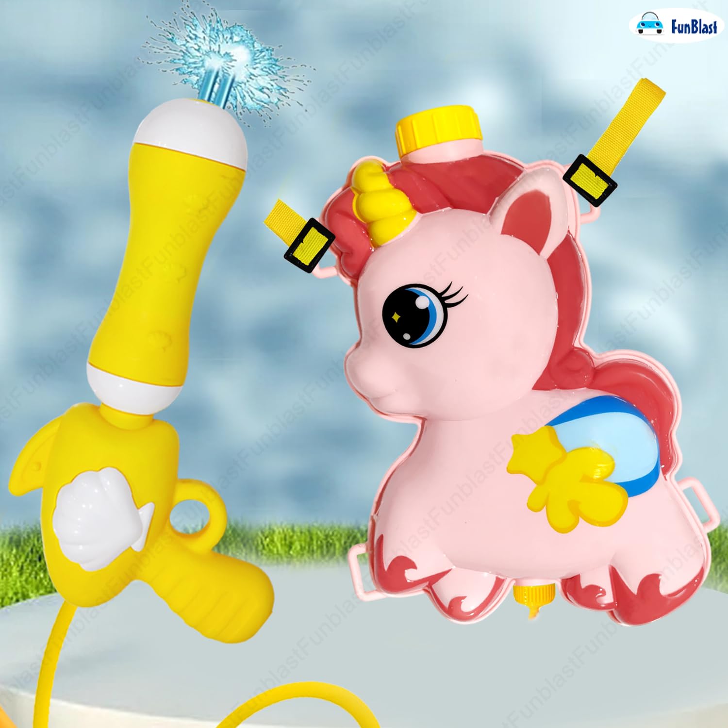FunBlast Unicorn Holi Pichkari for Kids - High Pressure Water Gun Toy for Kids with Water Tank, Holi Gun, Pichkari Water Gun, Tank Capacity – view 4