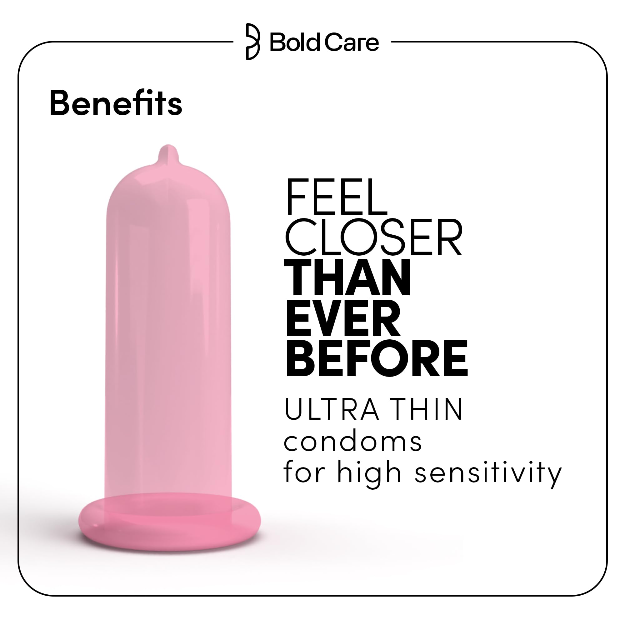404 by Bold Care Super Ultra Thin Strawberry Flavored Condoms For Men (Strawberry + NTC) – view 3