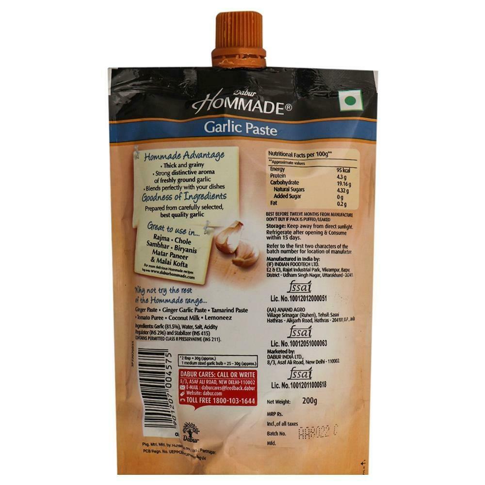 Dabur Hommade Garlic Paste 200 G – view 2