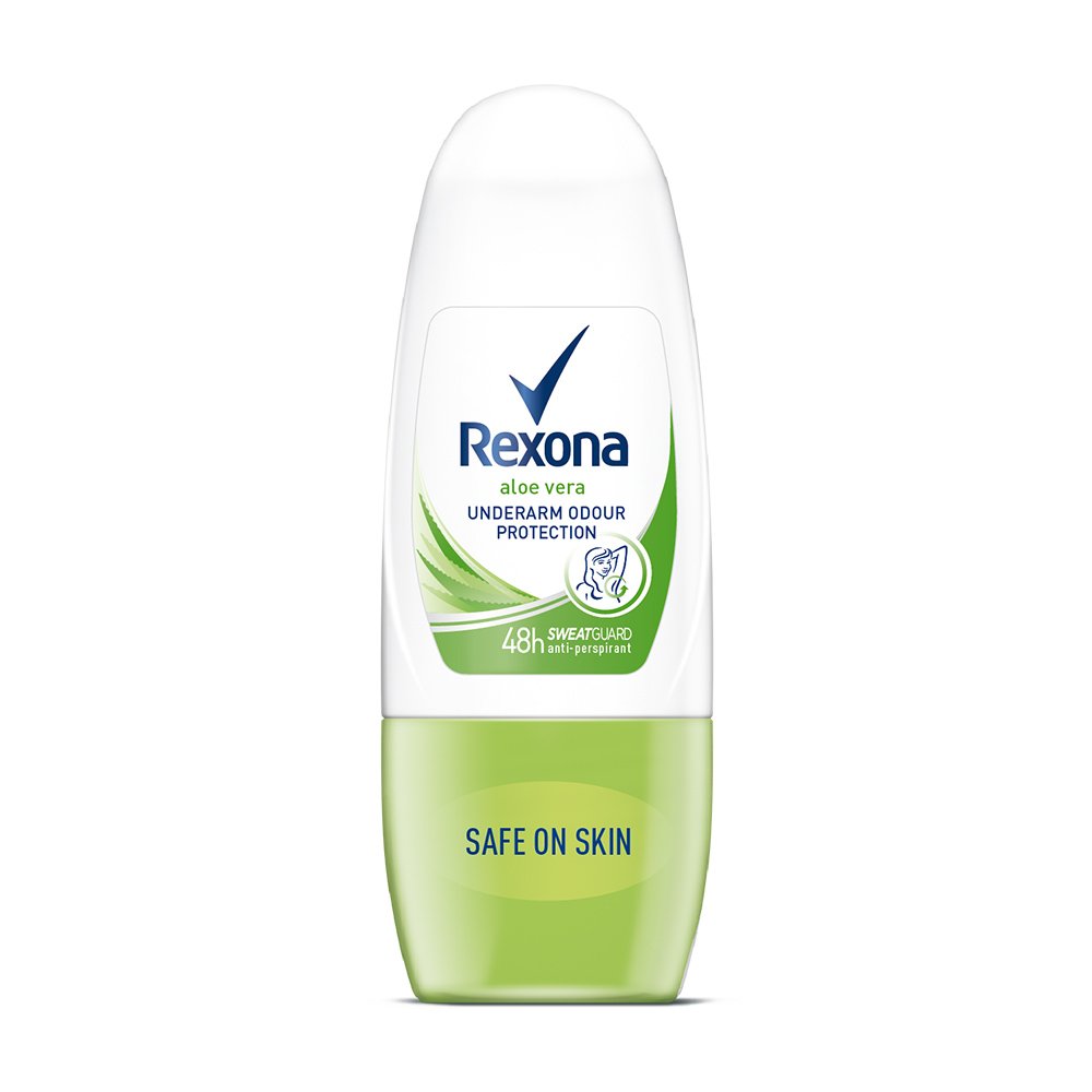 Rexona fresh scent aloe vera roll-on deodorant twin pack