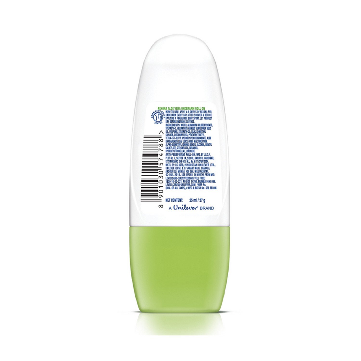 Rexona Aloe Vera Underarm Odour Protection Roll On for Unisex, 25ml – view 3