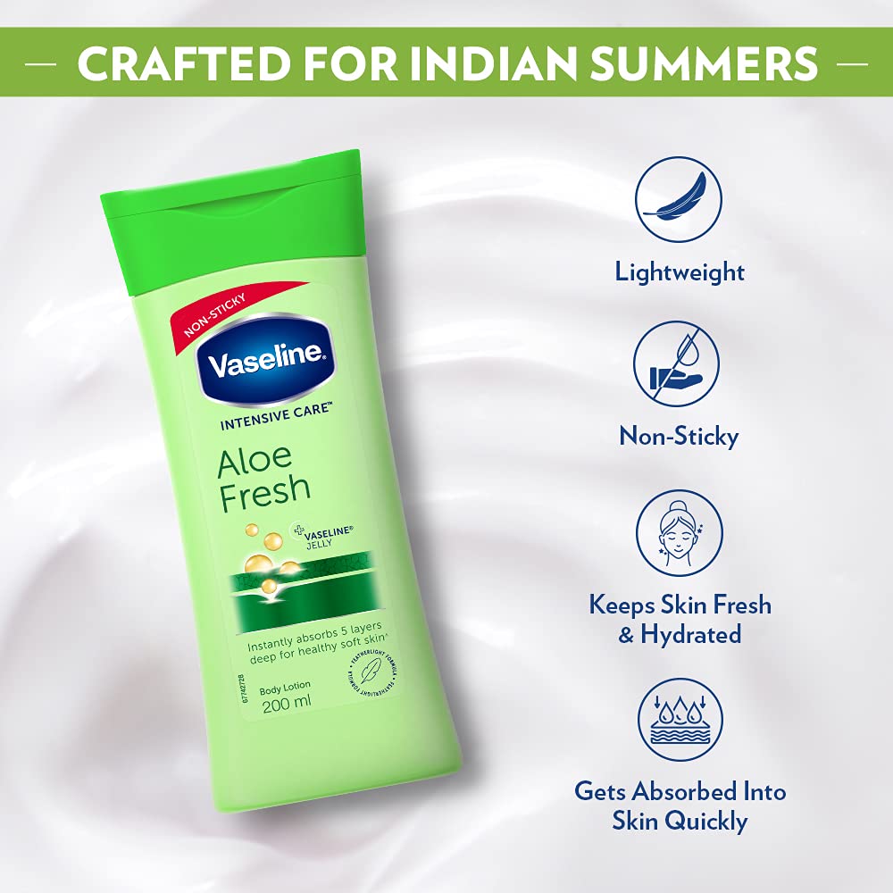 Vaseline Intensive Care Aloe Fresh Body Lotion 200 ml – view 5