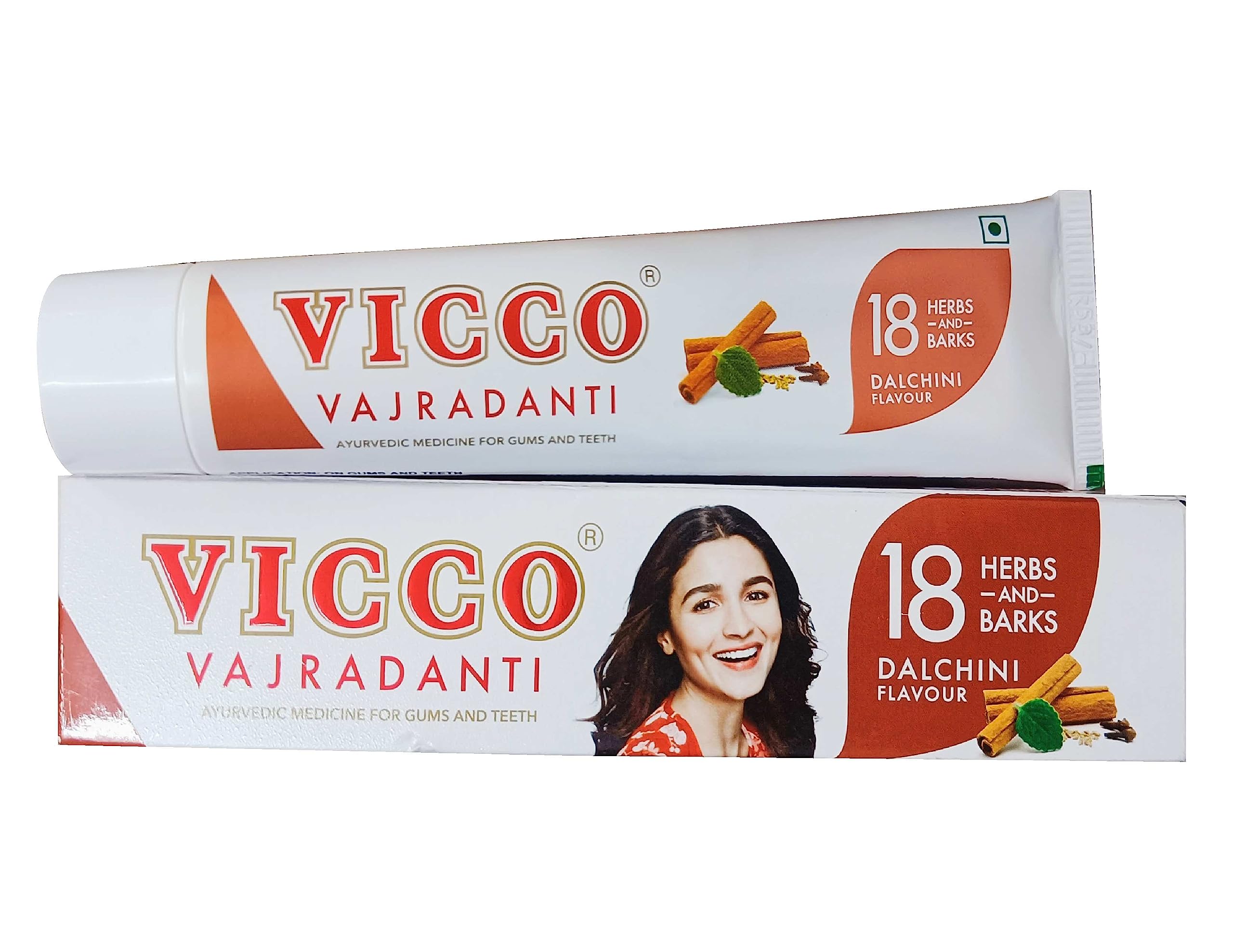 Vicco Vajradanti Paste Dalchini Flavour (80gm) by JV - Pack of 3 – view 1