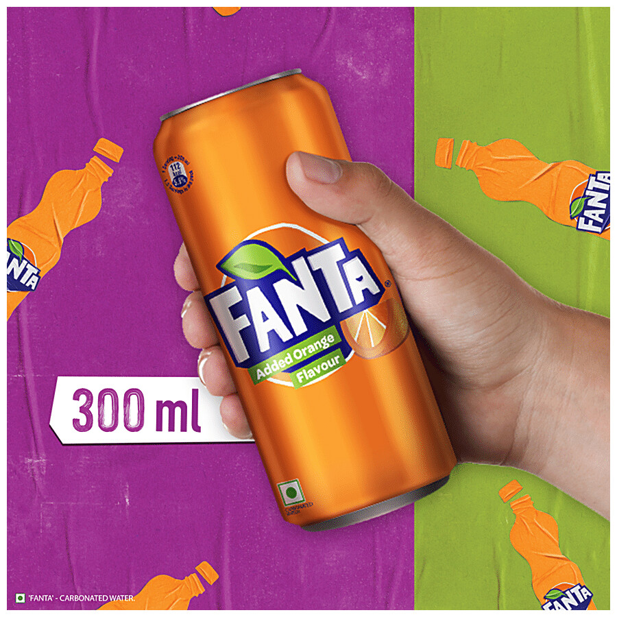 Fanta Soft Drink - Orange Flavoured, Refreshing 300 ml – view 8