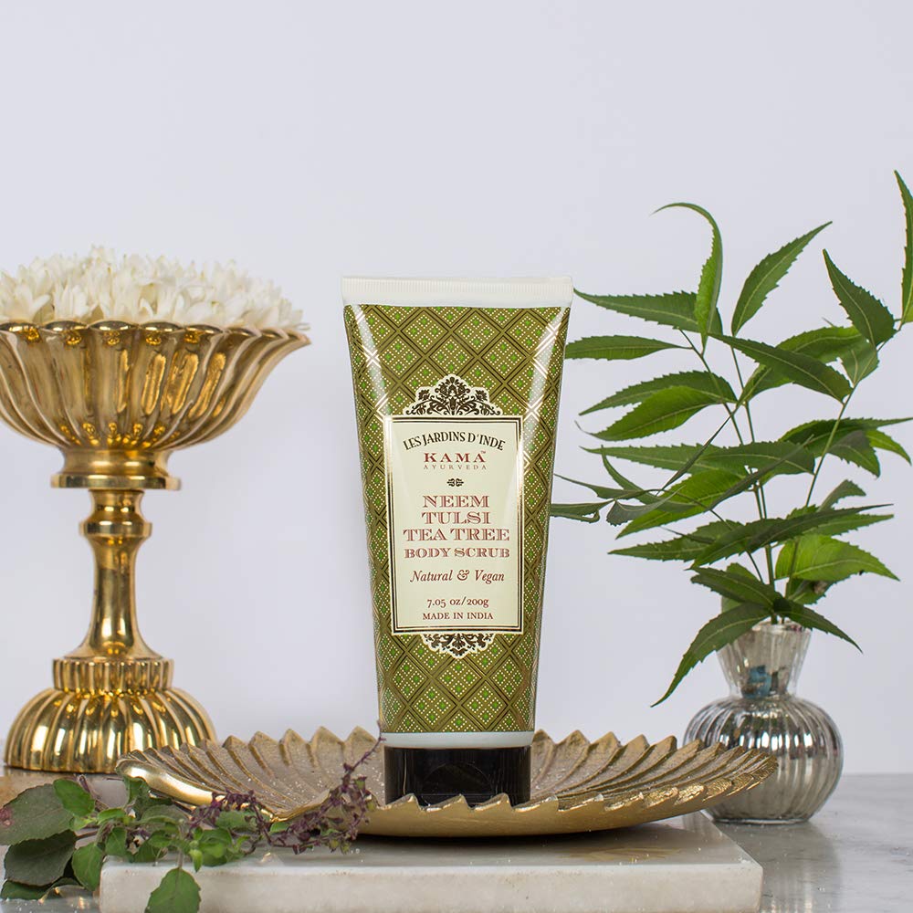 Kama Ayurveda Neem Tulsi Tea Tree Body Scrub, 6.7 Fl Oz – view 2