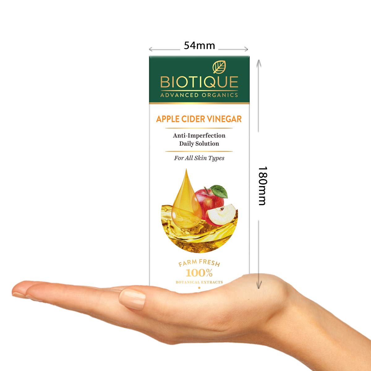 Biotique Apple Cider Vinegar Anti-Imperfection Daily Solution Face Serum for All Skin Types, 30ml – view 4