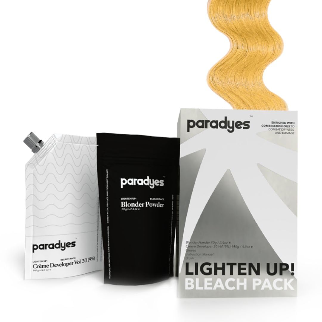Paradyes 30 Vol hair bleach pack with oil-enriched lightening essentials