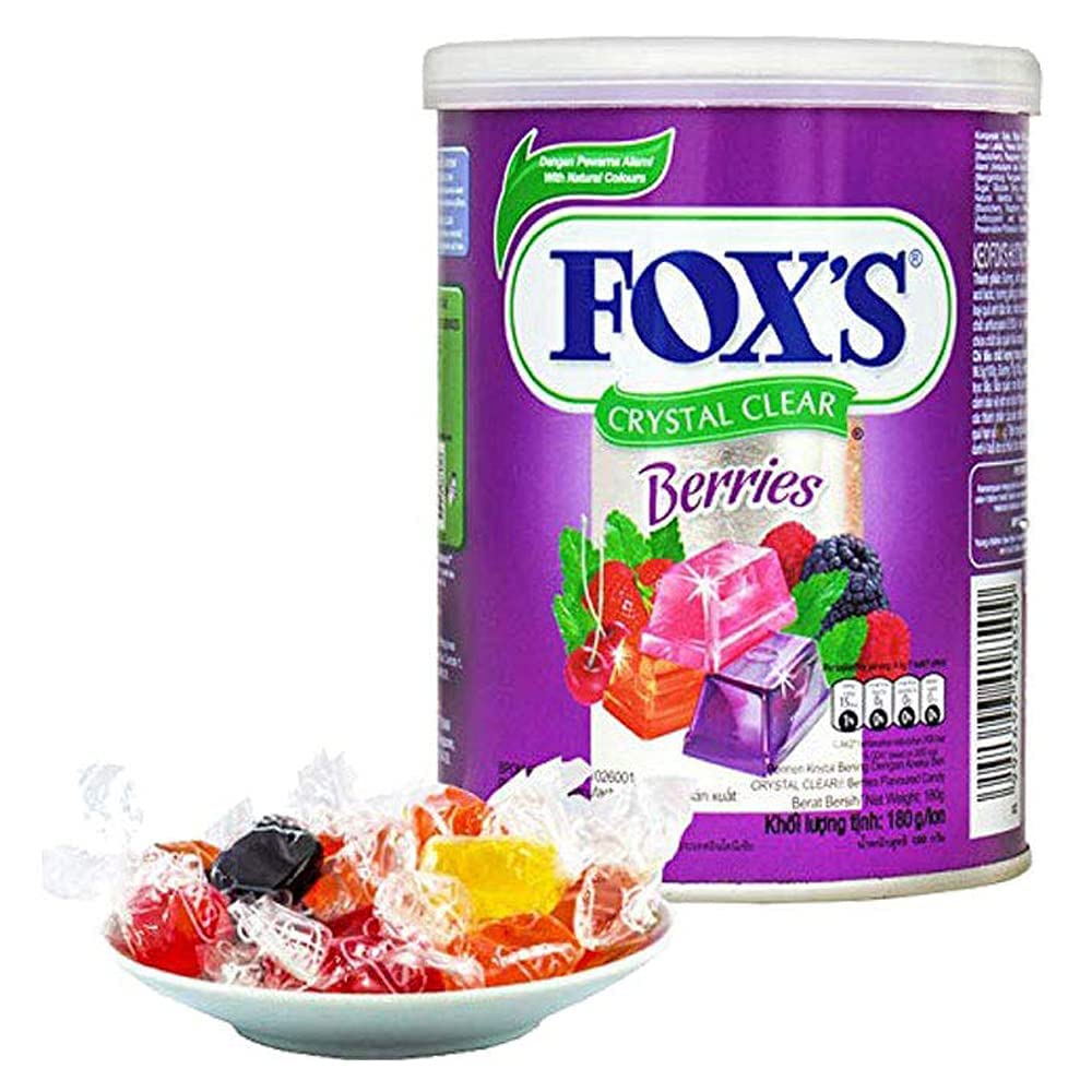 Fox's Crystal Clear Mix Fruit Berry Candy, 6.35 Oz / 180 Grams – view 5