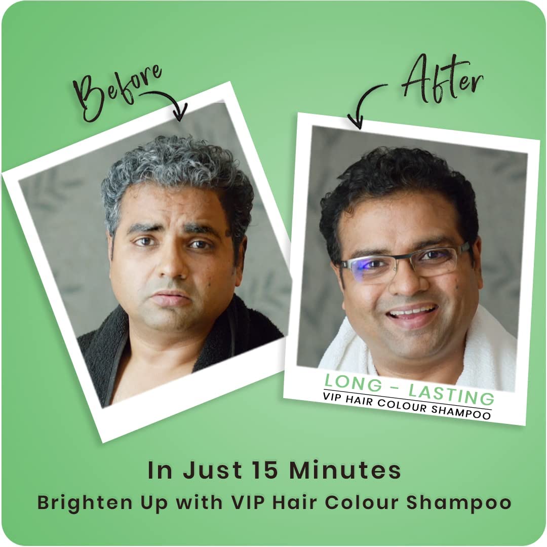 VIP Hair Shampoo 5 in 1 180ml, Black – view 5
