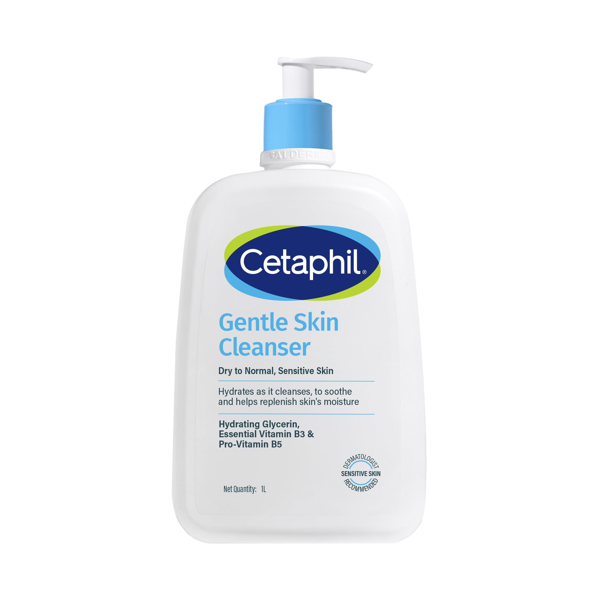 Cetaphil unscented gentle skin cleanser bottle in 1000 ml size