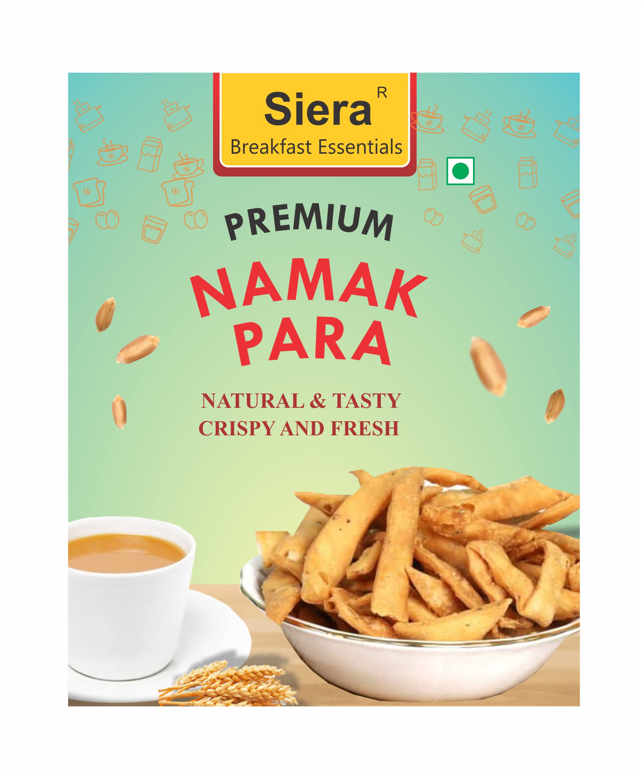 Siera Namak para/Namkeen Mixture/Nimki Snacks Special Indian Namkeen Crunchy Daily Tea Time and Delicious - 300 Gm – view 1