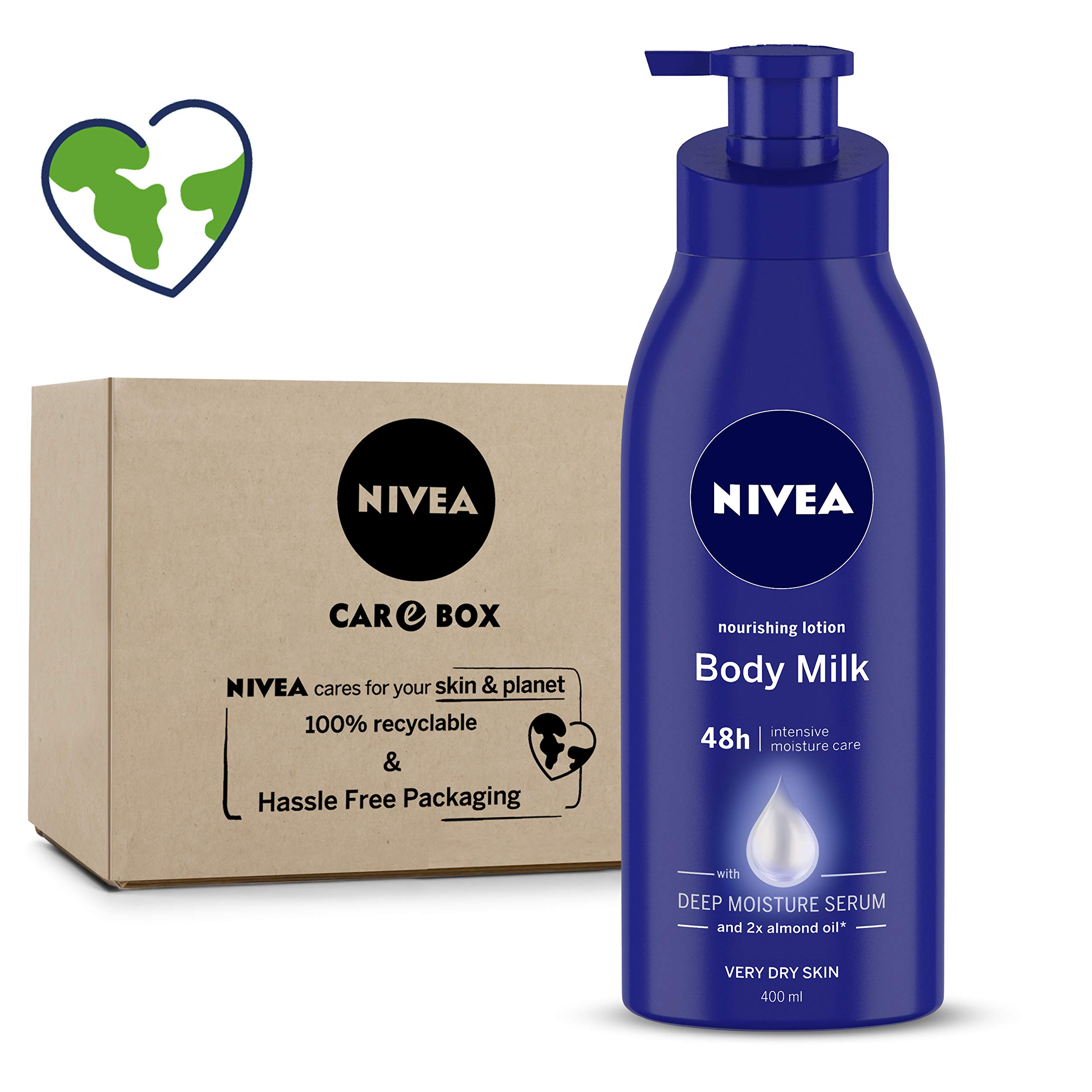 400 ml Nivea body lotion for very dry skin care