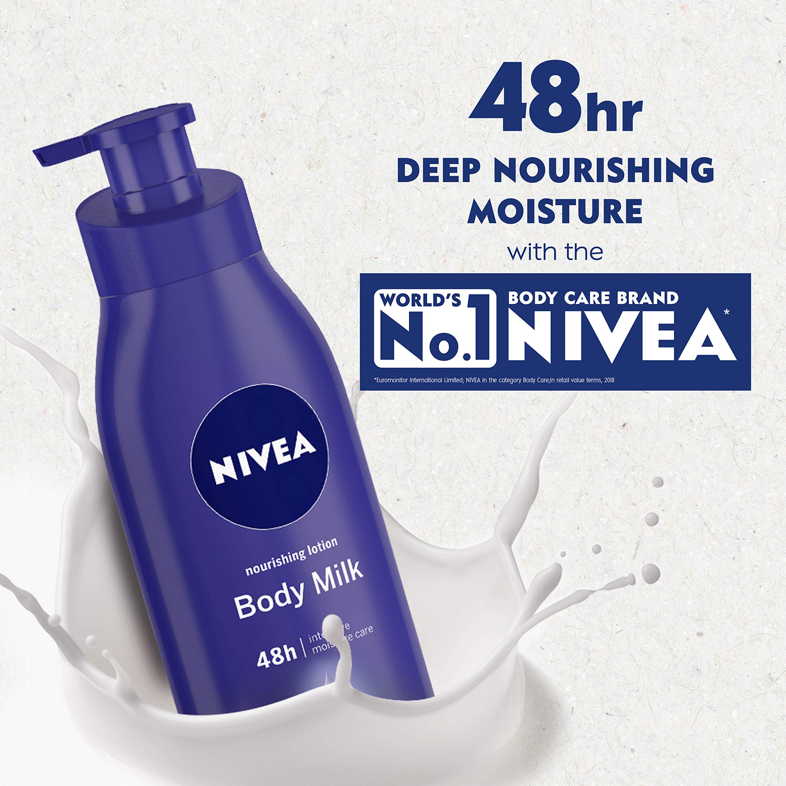 NIVEA Body Lotion, Nourishing Body Milk, 400 ml - in Eco-Friendly NIVEA Care Box – view 2
