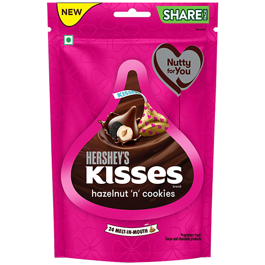 Hershey's Kisses Hazelnut 'N' Cookies Chocolate 100.8 g – view 2